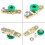 1Pcs Green Auto Battery Terminal Switch - Quick Disconnect Link for Vehicle 5