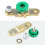 1Pcs Green Auto Battery Terminal Switch - Quick Disconnect Link for Vehicle 6