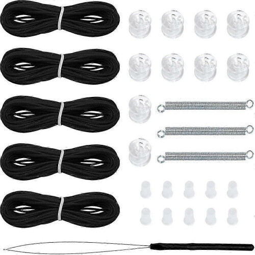 Window Blinds Restringing Kit for White Pleated Shades 1