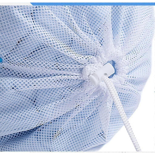 2 Pack Large Laundry Mesh Bags with Lockable Drawstring for Bulky Clothes 2