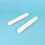 White 2pcs Toilet Paper Roll Holder Spring Design 5