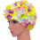 Retro-Badekappe mit Blumenmuster für Damen 2