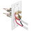 Wall-Mounted Audio Panel for 2 Speakers in Home Theaters 6