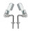 Adjustable Sofa Headrest Ratchet Hinge: 2pcs, 90 Angle & Height Adjustment 2