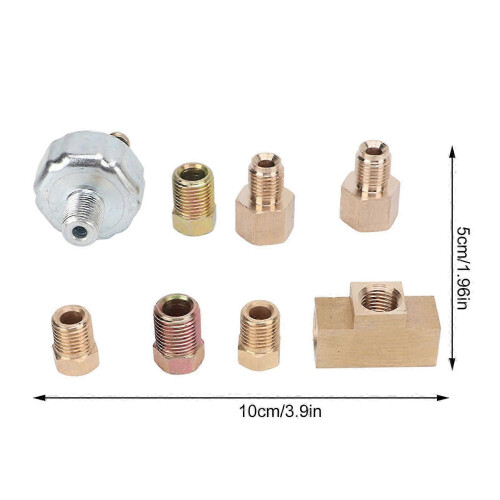 Europäisches Auto-Modifikations-ABS-Metall-Universal-Inline-Hydraulik-Bremslichtschalter-Kit 2