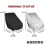 Waterproof Pontoon Captain Seat Cover Polyester Material 3