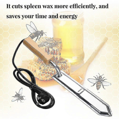Electric Uncapping Knife with Honey Comb Scraper & Bee Extractor Beekeeping Tool 110-240V EU Plug 2