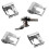 Universal Windscreen Wiper Repair Clips for Auto Spring Linkage 4