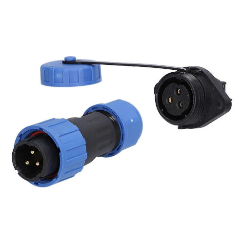 Luftfahrtstecker, 3-polig, wasserdicht, für Computer, 250 V, 10 A 1