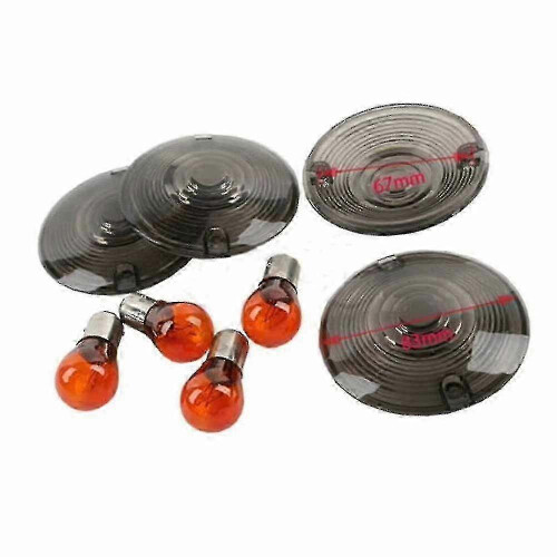 Blinkerglas für Harley Davidson Electra Glides, getönte Blinkerabdeckung für Road King 2