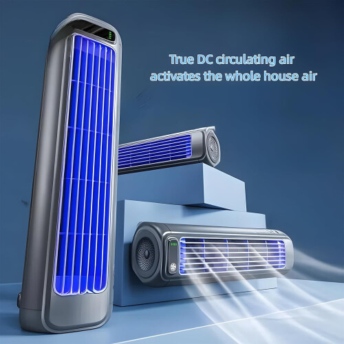 HK&Hanker Cooling Ace 2026 Νέο Φορητό Κλιματιστικό – 3 Ταχύτητες Ανέμου, Φόρτιση USB, Προσω 1