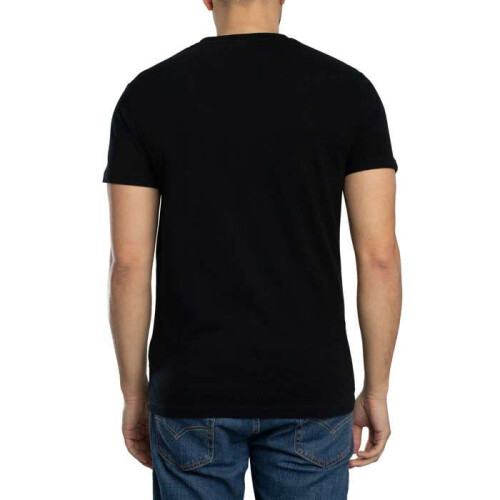 Superdry T-Shirt - SUPERDRY - Superdry Essential - Nero - 100% cotone - Collo rotondo 2