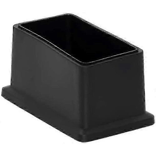 8 Pack Rectangular Chair Leg Caps Non-Marking PVC Floor Protector 25 x 50mm (1" X 2") 1