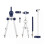 Stainless Steel Extension Compass for Engineers, 7-Piece Drafting & Geometry Set 4