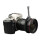Adjustable Zoom Follow Focus Handle with Gear Ring for DSLR Cameras - Durable Plastic, Gray 1