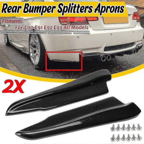 Achterbumperlipspoiler voor E90 E91 E92 E93 in carbonlook 2