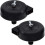 2 Pcs 16mm 3/8pt Male Thread Silent Compressor Filter for Air Compressor (black) 2