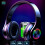 Ασύρματα ακουστικά Bluetooth με πολύχρωμα φώτα LED, ενσωματωμένο μικρόφωνο, ελαφρ 4