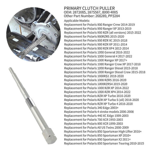 Lightweight Clutch Puller for Polaris Ranger Crew 900 2
