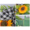 Sunflower and Bee Wreath for Car or Wall 3