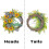 Sunflower and Bee Wreath for Car or Wall 4