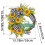Sunflower and Bee Wreath for Car or Wall 5