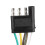 Trailer Wire Harness 36FT 4 Pin 4 Flat Extension Cable 3