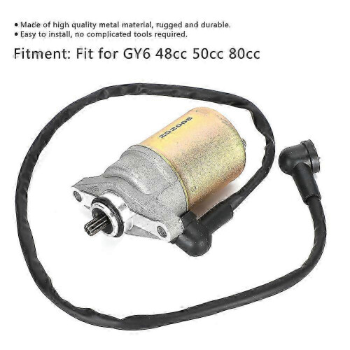 Starter Motor for GY6 48cc 50cc 80cc Motorcycle Metal Component 1