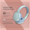 Ασύρματα ακουστικά Bluetooth, HiFi, πτυσσόμενα, έξυπνα ρυθμιζόμενα ασύρματα ακουσ 2