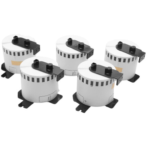 Brother QL-560/570 62mm Printer Labels (5-Pack) with SpoolCompatible Labels Roll 2