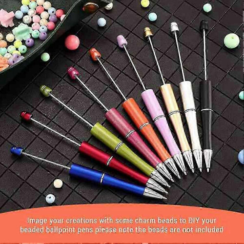 Creative Writing Supplies: 40 Beaded Ballpoint Plastic Pens for DIY Projects 2
