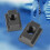 Packung mit 5 T-Muttern, schwarz oxidiert, M8/10-Gewinde 5