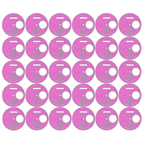 30Pcs Purple Plastic Beehive Entrance Discs - Round Exit Vent Gates for Beekeeping 1