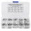150 Piece Socket Head Cap Screws Assortment, 9 Sizes, with Plastic Box, #2-56 UNC 2