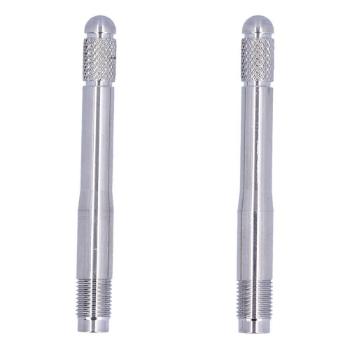 2pcs Wheel Stud Alignment Pins Wheel Mounting Guide M14 X 1.5 Thread Stainless Steel Tool 2