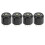 Bakelite 9-Pin Vacuum Tube Socket Savers for 12AX7 12AU7 ECC82 ECC83 Amplifiers, 4-Pack 4