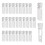 30 pcs Vertical Blind Replacement White Stems 2