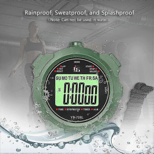 Silent Stopwatch for Coaches with Light & 2-Event Recall 2