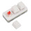 3 Key Mini Keypad USB Mechanical Gaming Keyboard RGB Customized Programmable Keypad with Red Switch for Office Work White 2
