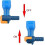 3-Pack Replacement Bite Valve Nozzle Replacement Valve for Outdoor Backpacking Hydration Bags 5