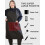 Adjustable Plus Size Kitchen Apron with Pockets, Long Durable Baking Cooking 6