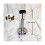 Anti-Vibration Bracket for Garbage Disposal, Adjustable Height 28-38 cm Kitchen Sink Support 3