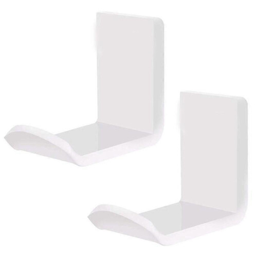 Acrylic Headphone & Headset Stand HangerWall Mount, Under Desk Hook 1