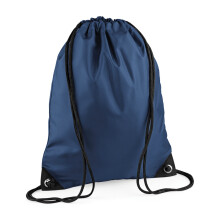 (One Size, French Navy) Bagbase Premium Drawstring Bag