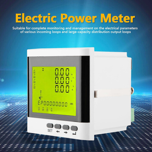 Multifunctionele driefasen programmeerbare elektriciteitsmeter, LED digitale amp??remeter, voltmeter 2