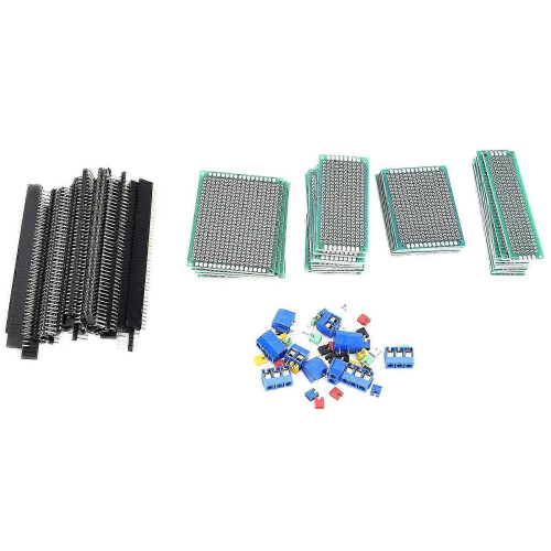 100Pcs Double Sided Boards Kit PCB Universal Printed Electronic Circuit Prototype Panels 2