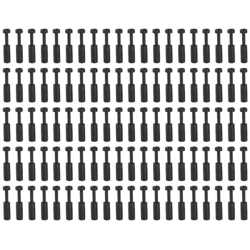 100Pcs End Plug Pneumatic Composite Pipe Connector Quick Connect Plug Pushin Tube Fitting 2
