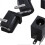 DC 5.5mmx2.1mm Female Panel Mount Power Jack Socket Connector, 5-Piece 3