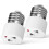 Light Socket to Plug Adapter for Lamp Use 2Pcs E27 Socket to 2-Prong Outlet 3