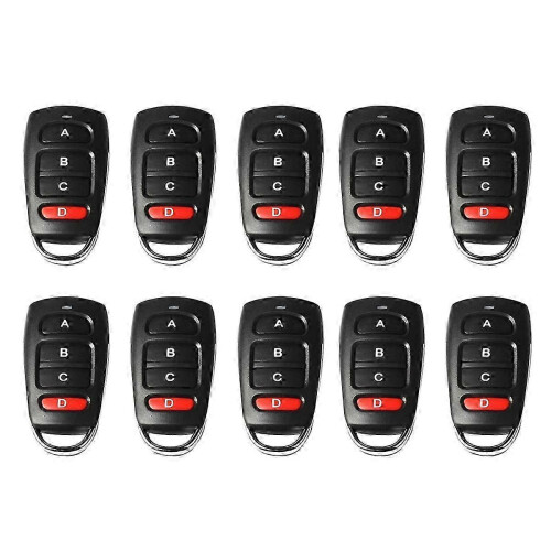 10PCS Wireless 433mhz Remote Control Copy Learning Fix Rolling Code 433 Mhz Key Remote Opener 1